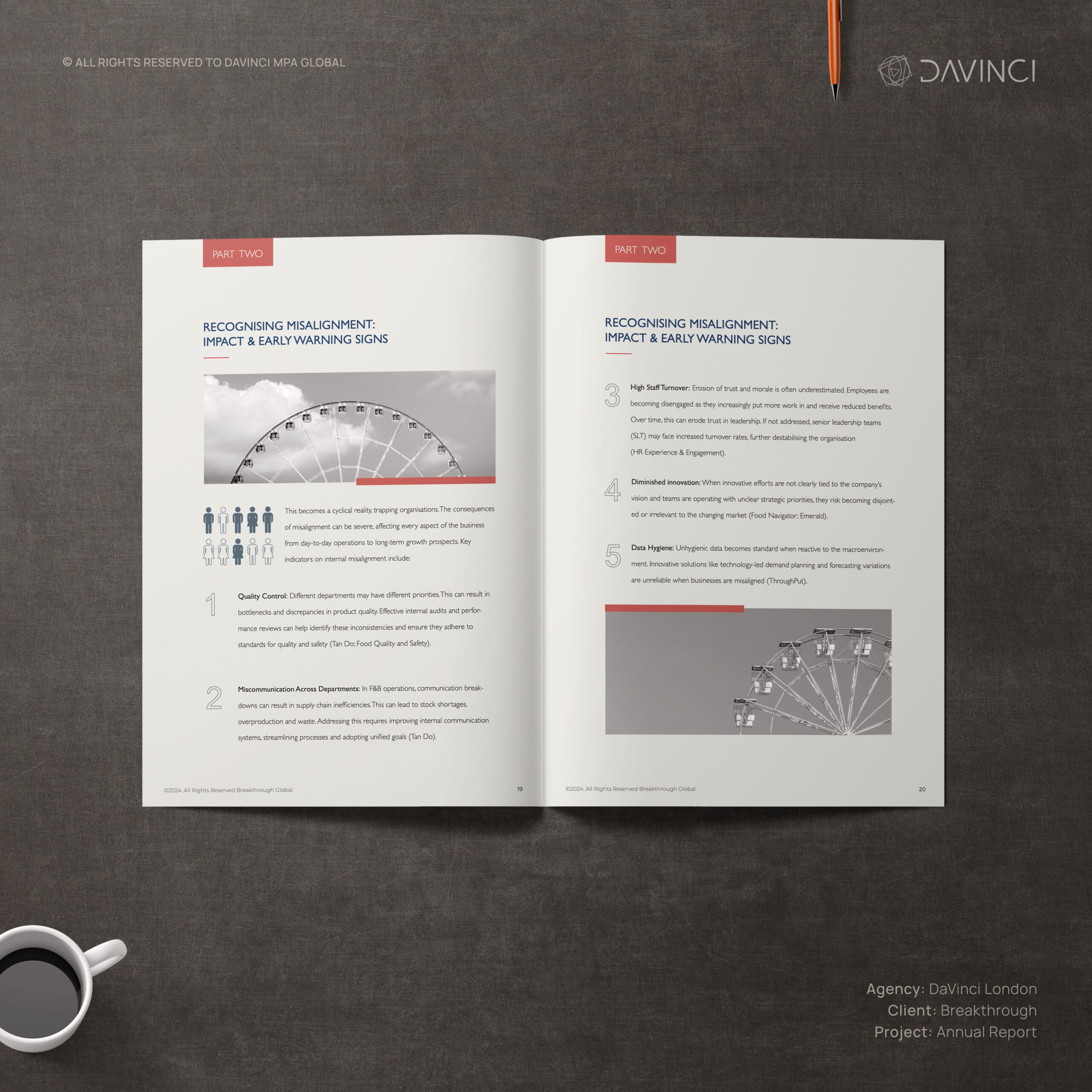 Brochure and report designed by DaVinci MPA – Branding Agency in London and Dubai