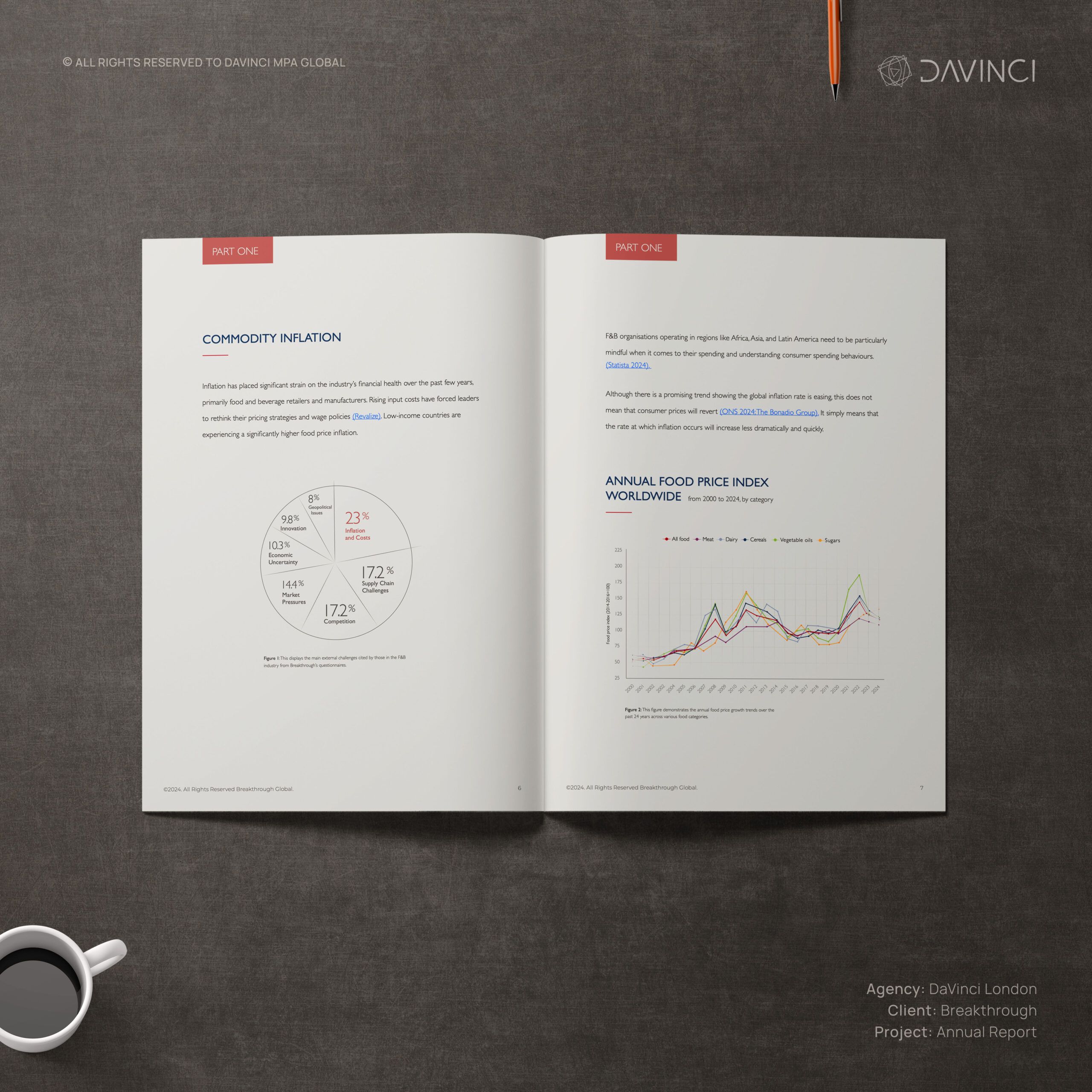 Brochure and report designed by DaVinci MPA – Branding Agency in London and Dubai