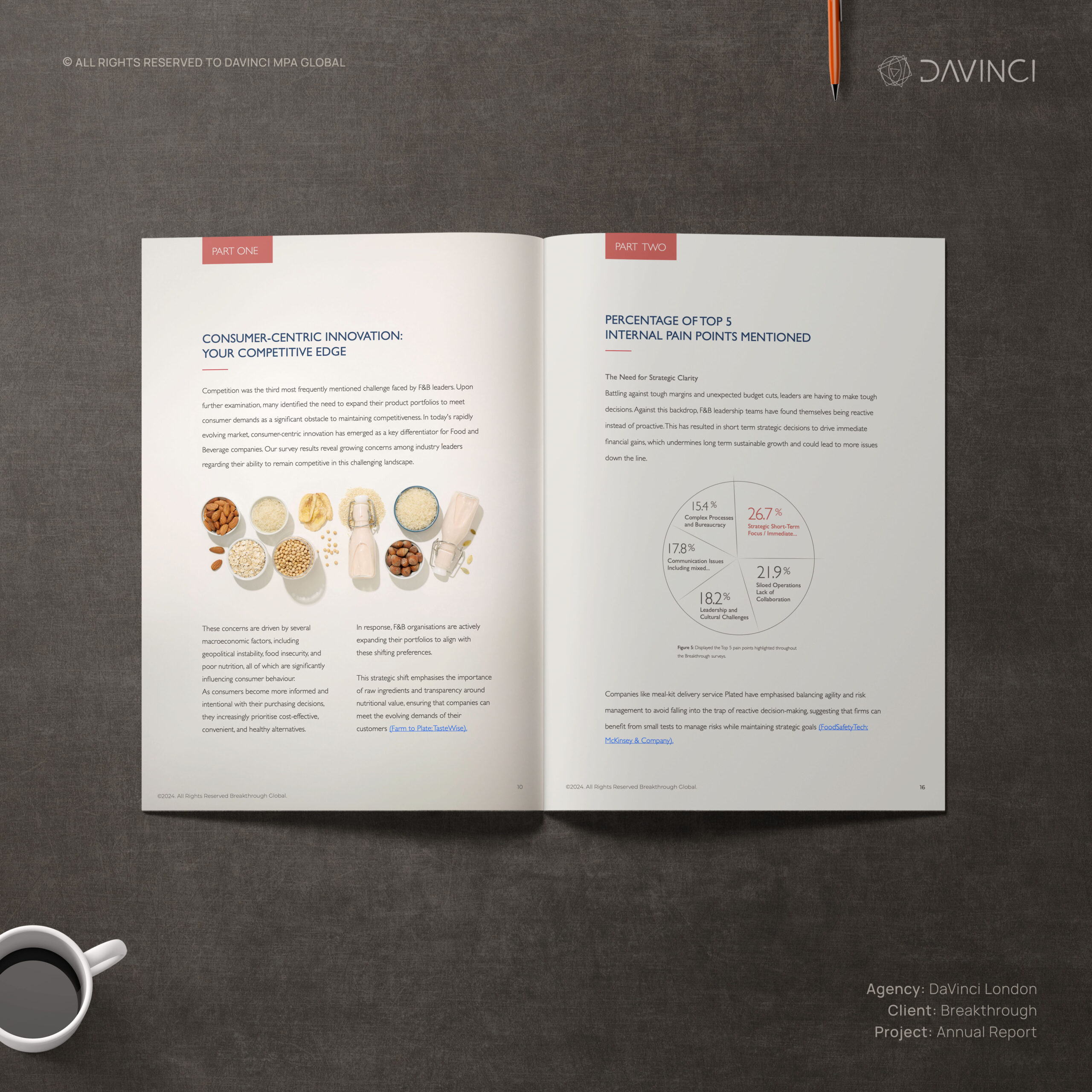 Brochure and report designed by DaVinci MPA – Branding Agency in London and Dubai